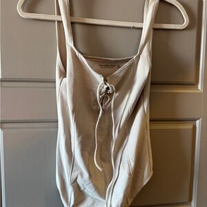 Abercrombie & Fitch Lace-Up Bodysuit